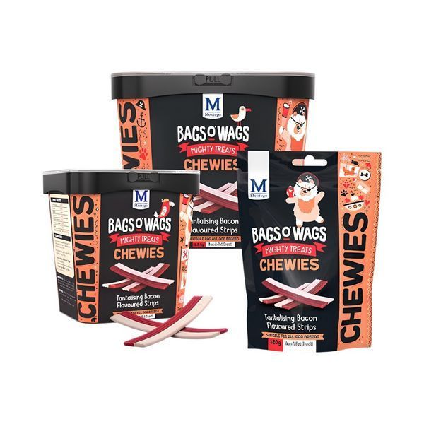 Лакомство Montego Bags O&rsquo; Wags Chewies Bacon Strips, 500 гр 00000010208 снимка