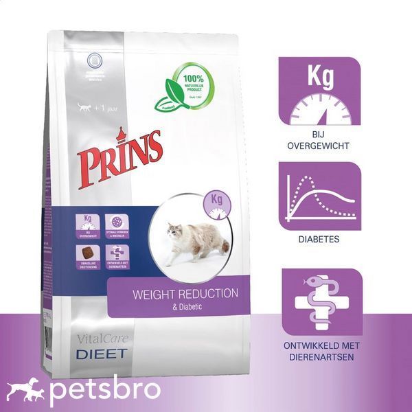 Суха храна Prins Vital Care Diet Weight Reduction & Diabetic, 5 кг 00000000161 снимка