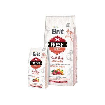 Сухой корм Brit Fresh Beef with Pumpkin Puppy Large Bones & Joints, 2,5 кг 00000005065 фото