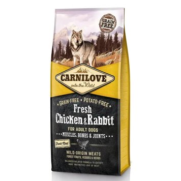 Суха храна Carnilove Dog Fresh Chicken & Rabbit, 1,5 кг 00000005474 снимка