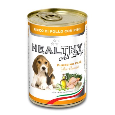 Мокра храна Healthy Meat All days Puppy Chicken with Rice - 400 гр 00000005645 снимка