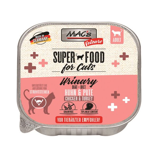 Пастет MAC's VetCare Cat Urinary Chicken&Turkey - 85 гр 00000007924 снимка