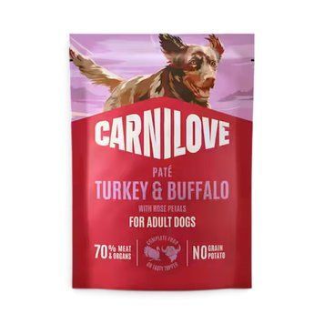 Пауч Carnilove Dog Pouch Pat&eacute; Turkey & Buffalo with Rose Petals - 300 гр 00000010353 снимка