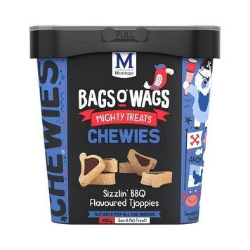 Лакомство Montego Bags O&rsquo; Wags Chewies BBQ Tjoppies, 500 гр 00000010211 снимка
