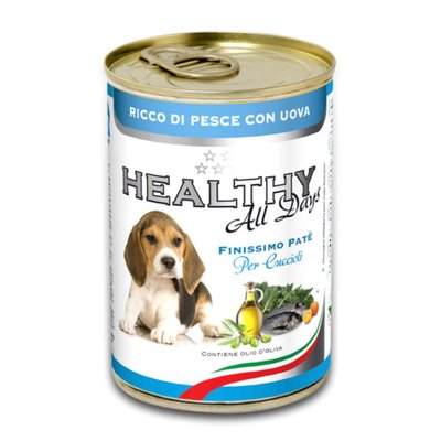 Мокра храна Healthy Meat All days Puppy Fish and Egg - 400 гр 00000005646 снимка