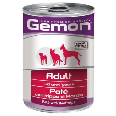 Мокра храна Gemon Dog Adult Beef tripe - 400 гр 00000004142 снимка
