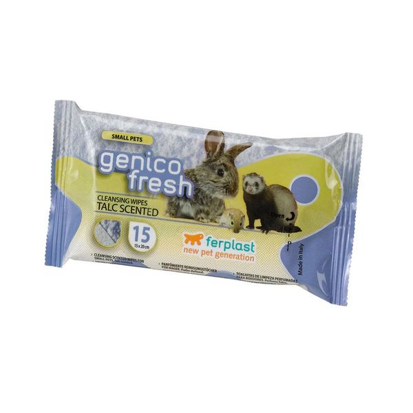 Мокри кърпички Ferplast Genico Fresh rodent talk - 15 бр 00000008492 снимка