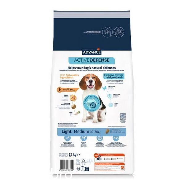 Суха храна Advance Dog Medium Light - 12 кг 00000006307 снимка