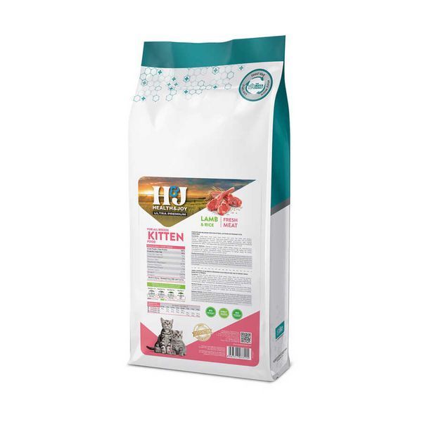 Суха храна Health & Joy H&J Ultra Premium Kitten Lamb & Rice, 2 кг 00000009362 снимка