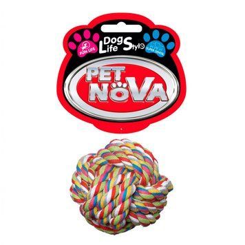Топка Pet Nova rope ball, 7,5 cm 00000007138 снимка