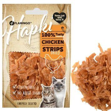 Лакомство Flamingo Hapki Chicken strips - 50 гр 00000005953 снимка