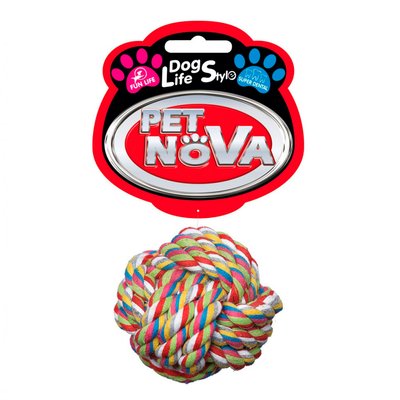 Топка Pet Nova rope ball, 7,5 cm 00000007138 снимка