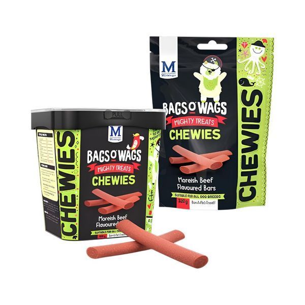 Лакомство Montego Bags O&rsquo; Wags Chewies Beef Bars, 120 гр 00000010212 снимка