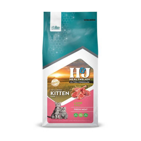 Суха храна Health & Joy H&J Ultra Premium Kitten Lamb & Rice, 10 кг 00000009363 снимка