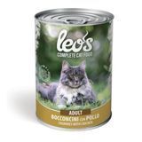 Мокрий корм Leos Cat Adult with Chicken - 415 гр 00000004158 фото
