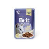 Мокрий корм Brit Premium Delicate Fillets in Jelly with Beef - 85 гр 00000005274 фото