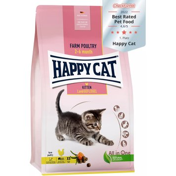 Храна Happy Cat Young Kitten Farm Poultry, 300 гр 00000000264 снимка