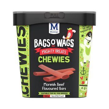 Лакомство Montego Bags O&rsquo; Wags Chewies Beef Bars, 500 гр 00000010213 снимка