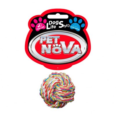 Топка Pet Nova rope ball, 5 cm 00000007137 снимка