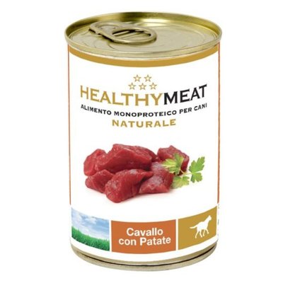 Мокра храна Healthy Meat Mono Bits Dog Horse and Potatoes - 400 гр 00000005652 снимка