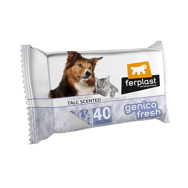 Мокри кърпички Ferplast Genico Fresh dog/cat talk - 40 бр 00000008491 снимка