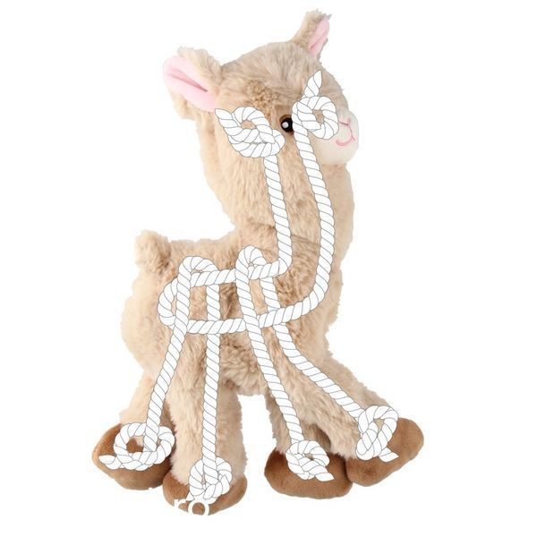 Играчка Nobby Plush toy with rope inside Sloth - 34 cm 00000003262 снимка