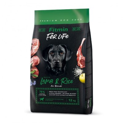 Суха храна Fitmin dog For Life Lamb & Rice - 12 кг 00000004000 снимка