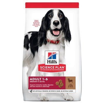Сухой корм Hill's Science Plan Canine Adult Medium Lamb & Rice, 14 кг 00000003615 фото