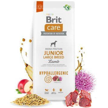 Сухой корм Brit Care Dog Hypoallergenic Monoprotein Junior Large Breed, 3 кг 00000004972 фото