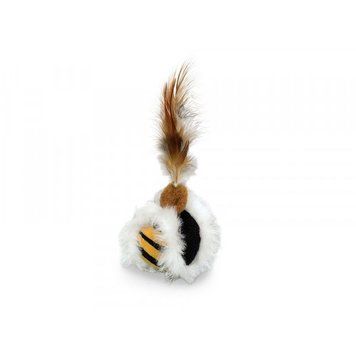 Игрушка Nobby Plush ball with feather, with catnip 00000001198 фото