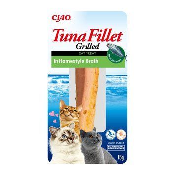 Лакомство Ciao Cat Treats Grilled Tuna Fillet in Homestyle Broth - 15 гр 00000010167 снимка