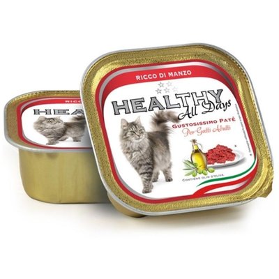 Пастет Healthy Meat Cat All days Beef - 100 гр 00000005916 снимка