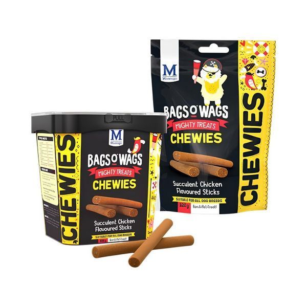 Лакомство Montego Bags O&rsquo; Wags Chewies Chicken Sticks, 120 гр 00000010218 снимка