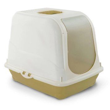 Тоалетна Record Oliver closed cat litter - 46х35х40 cm, Green 00000006134 снимка
