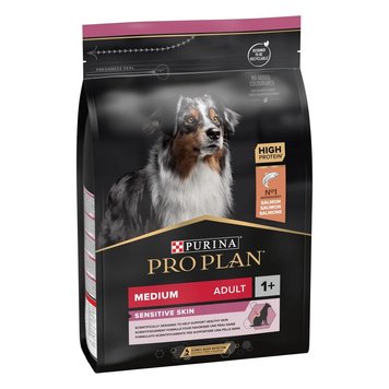 Суха храна Purina Pro Plan Medium Adult Sensitive Skin Salmon, 3 кг 00000003498 снимка