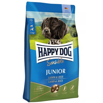 Храна Happy Dog Sensible Junior Lamb & Rice, 10 кг 00000000330 снимка