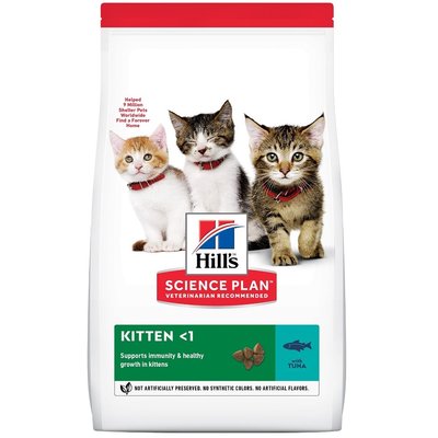 Суха храна Hill's Science Plan Feline Kitten Tuna, 300 гр 00000003695 снимка