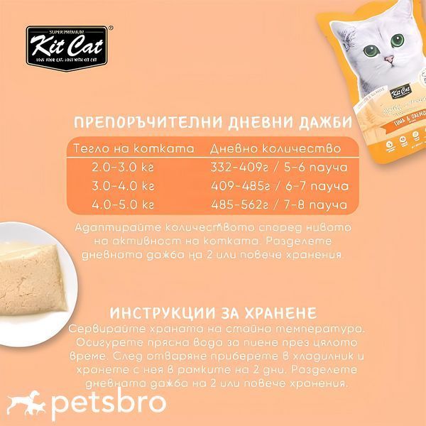 Пауч Kit Cat Tuna & Salmon - 70 гр 00000010033 фото