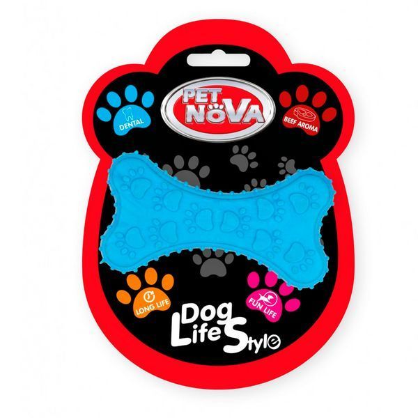 Играчка Pet Nova Dental bone - 10,5 cm, Blue 00000007039 снимка