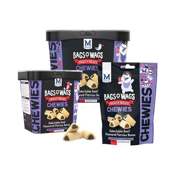 Лакомство Montego Bags O&rsquo; Wags Chewies Beef Marrow Bares, 120 гр 00000010215 снимка