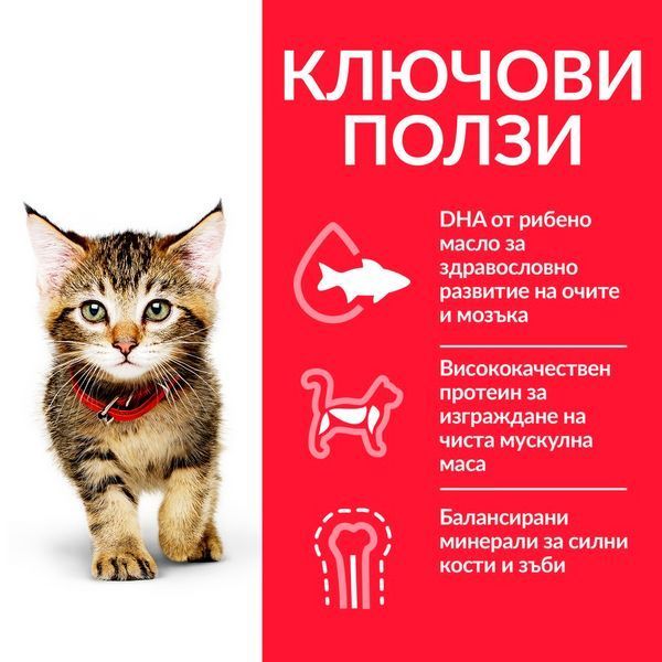 Суха храна Hill's Science Plan Feline Kitten Tuna, 300 гр 00000003695 снимка