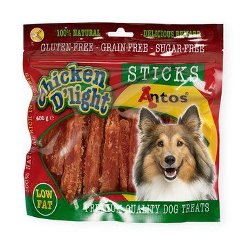Лакомство Antos Dog Chicken D'light Sticks - 12 cm, 400 гр 00000008171 снимка