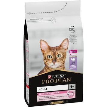 Суха храна Purina Pro Plan Adult Delicate Turkey, 1,5 кг 00000003474 снимка