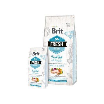 Сухой корм Brit Fresh Fish with Pumpkin Adult Large Muscles & Joints, 12 кг 00000005037 фото