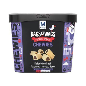 Лакомство Montego Bags O&rsquo; Wags Chewies Beef Marrow Bares, 500 гр 00000010216 снимка