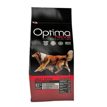 Корм Visan Optima Nova Adult Active Chicken & Rice - 12 кг 00000000753 фото