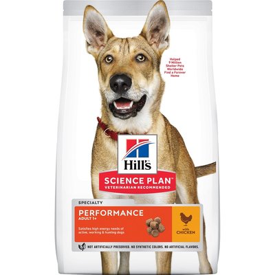 Суха храна Hill's Science Plan Canine Adult Performance Chicken - 14 кг 00000003630 снимка