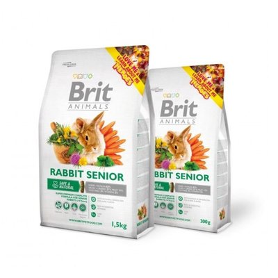 Храна за зайци Brit Animals Rabbit Senior Complete, 300 гр 00000005309 снимка