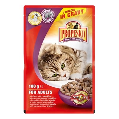 Храна Propesko Pouch for Cat with Chicken and Liver - 100 гр 00000000692 снимка