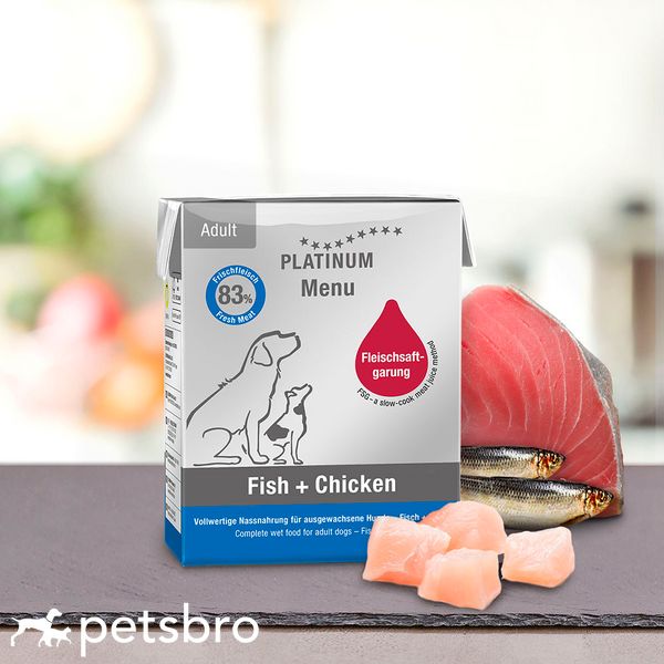 Мокра храна Platinum Dog Adult Fish&Chicken, 90 гр 00000008260 снимка